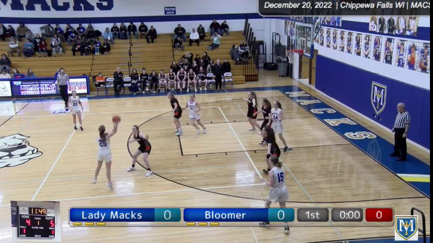 Lady Macks vs Bloomer JV - Stream