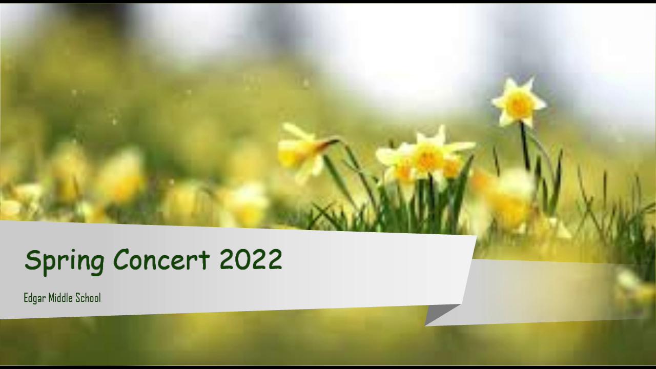 2022 MS Spring Concert